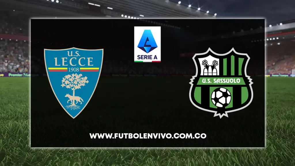 lecce vs sassuolo en vivo