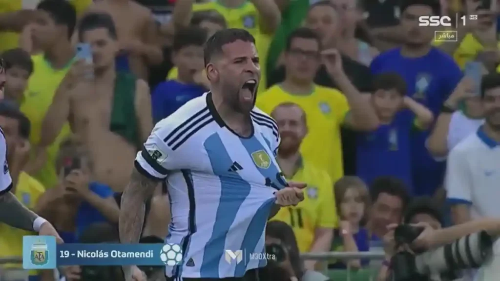 Gol Nicolás Otamendi para Argentina