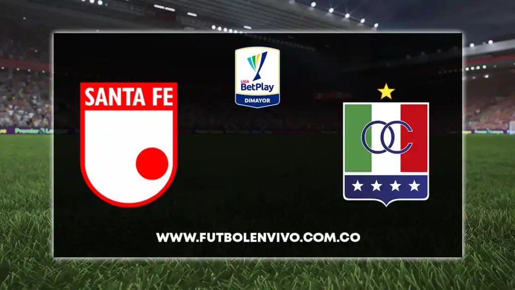 santa fe vs once caldas en vivo