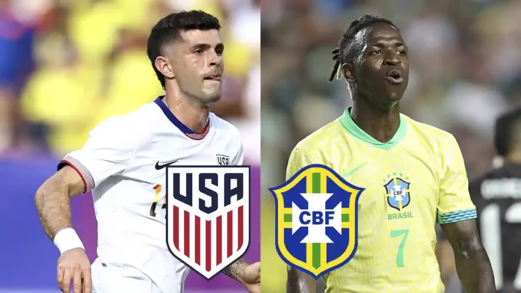 Estados Unidos vs Brasil en vivo