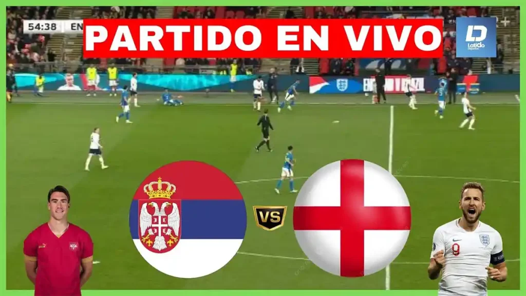 Serbia vs Inglaterra en vivo