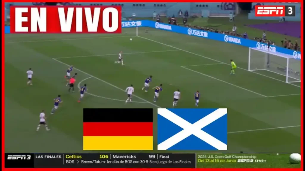 alemania vs escocia en vivo